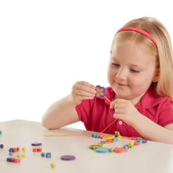 Discount Melissa & Doug Perler i træ - Sommerfugle og hjerter