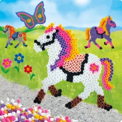 Clearance Playbox Perlesæt - Hest og sommerfugl, 2.000 stk