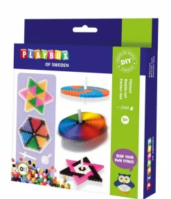 Outlet Playbox Perlesæt - Lav selv snurretoppe, 2.000 stk