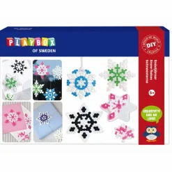 Online Playbox Perlesæt - Snefnug, 4.000 stk