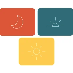 Best Pictoboards Piktogram tilbehør - Tidsbilledmagneter, 3 stk.