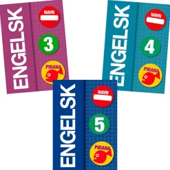 Best Pirana træningshæfte - Engelsk: 3.-5. kl.