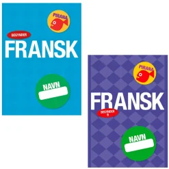 Sale Pirana træningshæfte - Fransk: Begynder + Letøvet