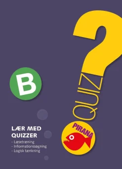 Discount Pirana træningshæfte - Lær med Quizzer