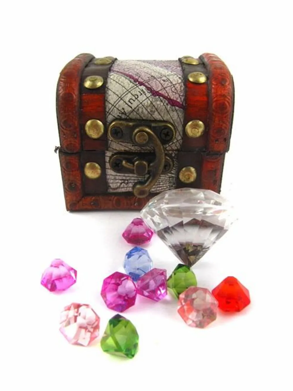 Discount Pirat skattekiste med diamanter