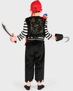 New Den Goda Fen Piratkostume, inkl. tilbehør