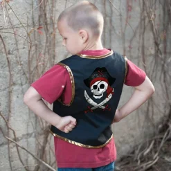 Best Great Pretenders Piratvest + piratklap, str. 5-6 år