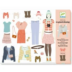 Discount Djeco Påklædningsdukke - 100+ dele