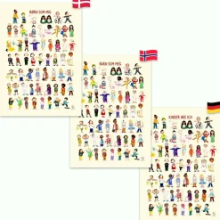 New Ciha Plakat 50 x 70 cm - Børn som mig