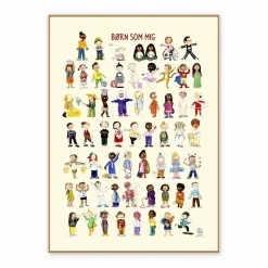 New Ciha Plakat 50 x 70 cm - Børn som mig