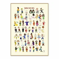 New Ciha Plakat 50 x 70 cm - Børn som mig