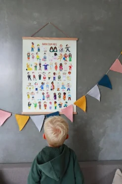 New Ciha Plakat 50 x 70 cm - Børn som mig