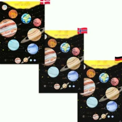 Sale Ciha Plakat 50 x 70 cm - Vores solsystem
