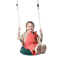 Hot DICE Plastgynge - Mørkegrøn (beige reb)