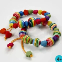 Best Creativ Company Plastperler - Figurmix hjerter/stjerner, 65 gr.