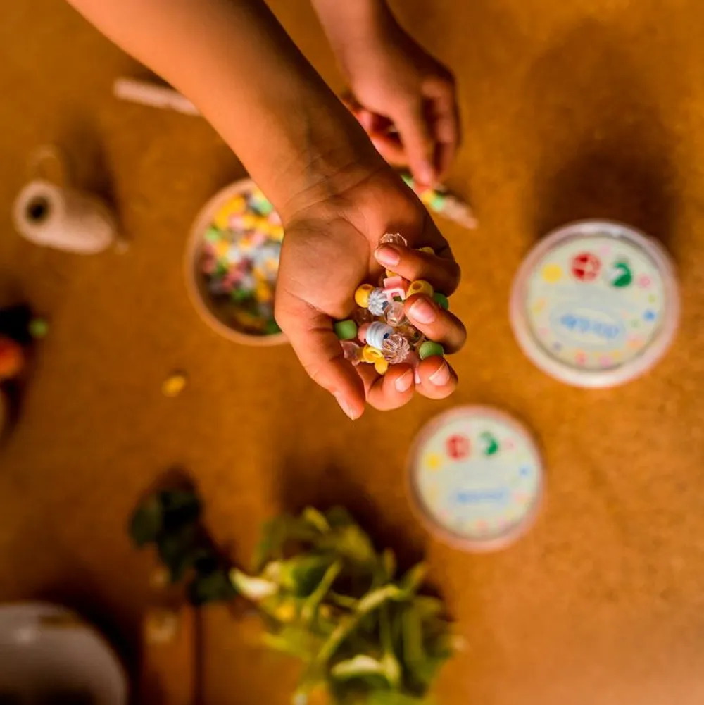 New Dantoy Plastperler - Pastel, 280 stk