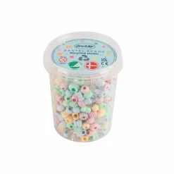 New Dantoy Plastperler - Pastel, 520 stk