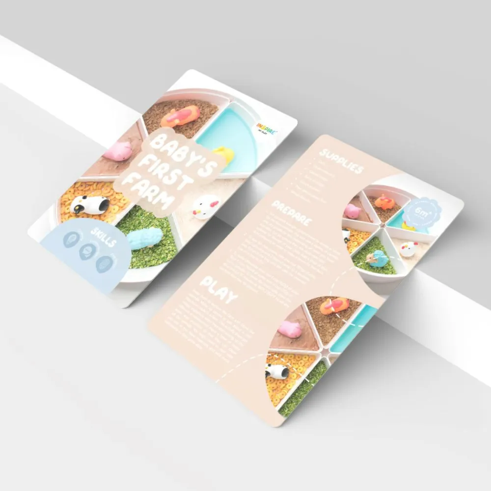 Inspire My Play PlayTRAY aktivitetskort - Baby & tumling