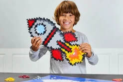 New Plus-Plus - Puzzle By Number, Raket 500 stk