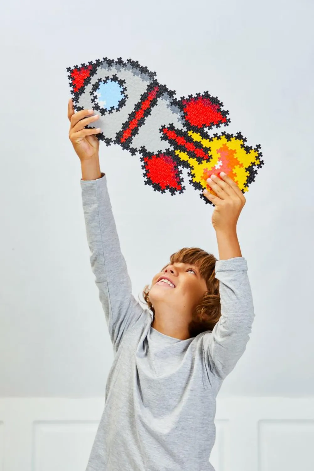 New Plus-Plus - Puzzle By Number, Raket 500 stk