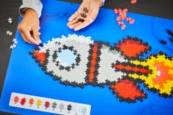 New Plus-Plus - Puzzle By Number, Raket 500 stk