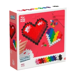 Online Plus-Plus - Puzzle By Number, Hjerter 250 stk