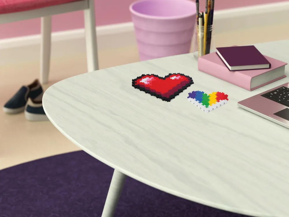 Online Plus-Plus - Puzzle By Number, Hjerter 250 stk