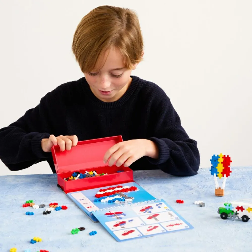 New Plus-Plus aktivitetssæt - Transportmidler, 125 stk