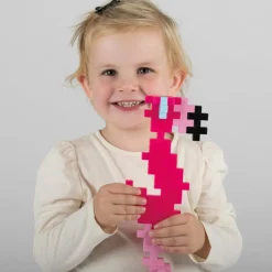 Discount Plus-Plus BIG i rør - Flamingo, 15 stk