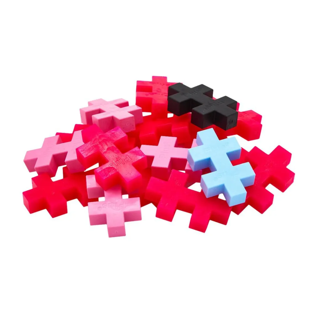 Discount Plus-Plus BIG i rør - Flamingo, 15 stk