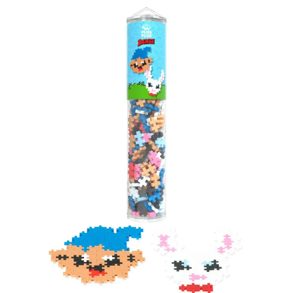 Outlet Plus-Plus i rør - Bamse & Lille Hopsa, 240 stk