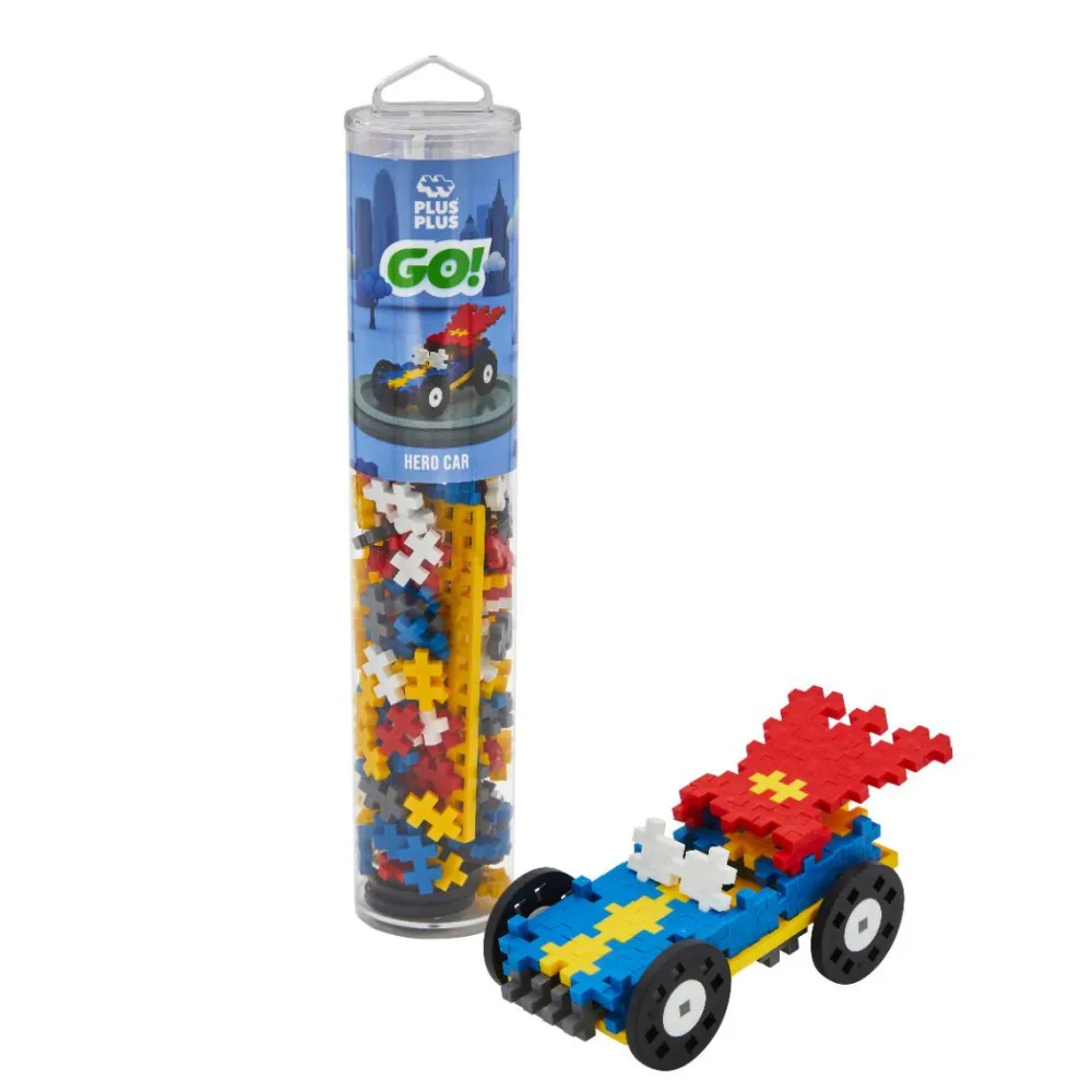 Clearance Plus-Plus i rør - Color Cars Hero, 200 stk
