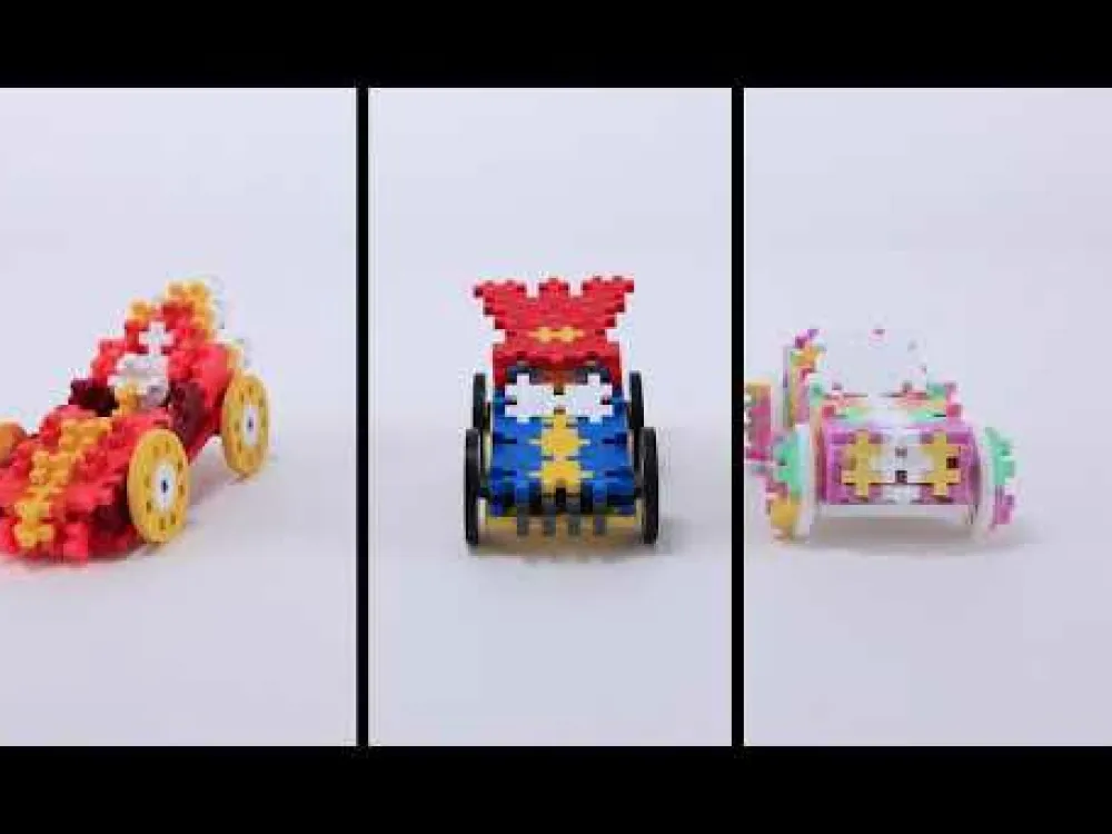 Online Plus-Plus i rør - Color Cars Candy, 200 stk