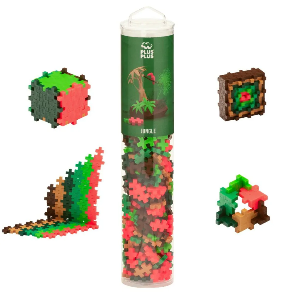 Discount Plus-Plus i rør - Jungle Mix, 240 stk