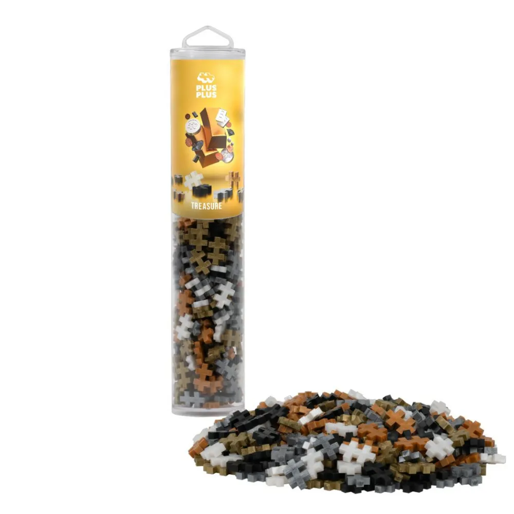 Clearance Plus-Plus i rør - Metallisk Mix, 240 stk