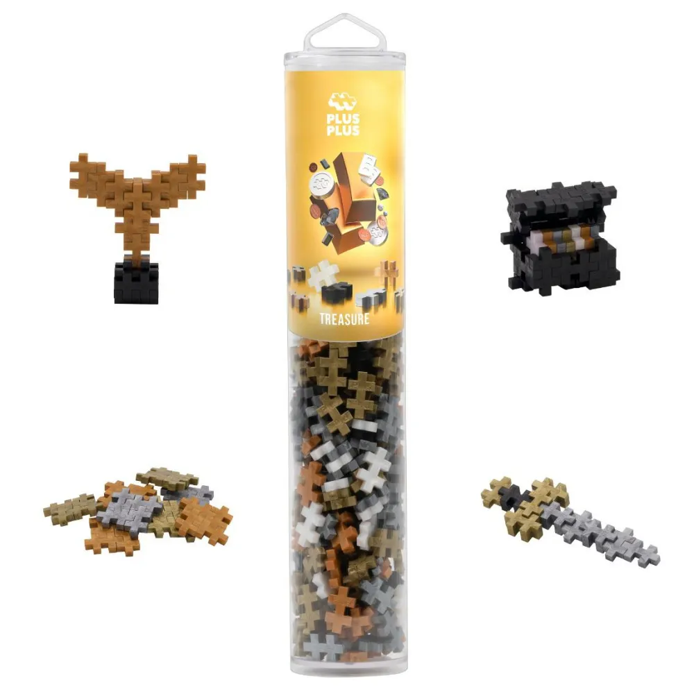 Clearance Plus-Plus i rør - Metallisk Mix, 240 stk