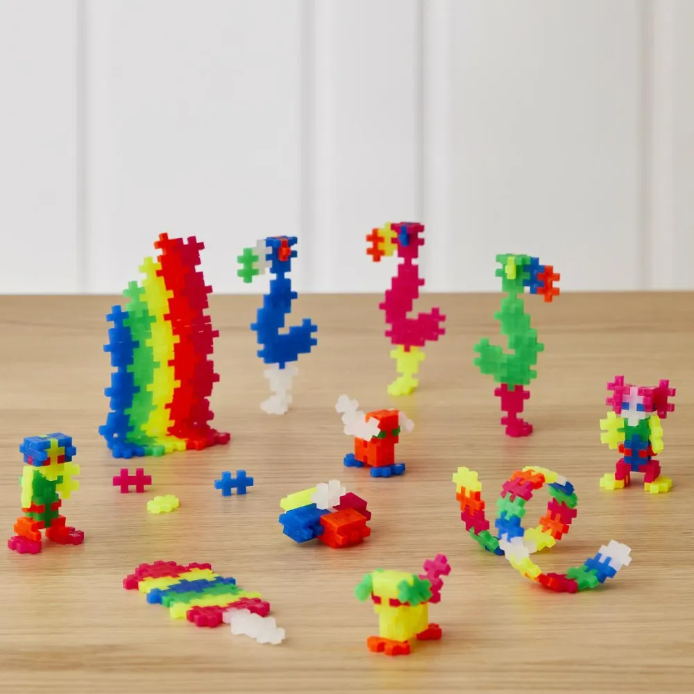 New Plus-Plus i rør - Neon Mix, 240 stk