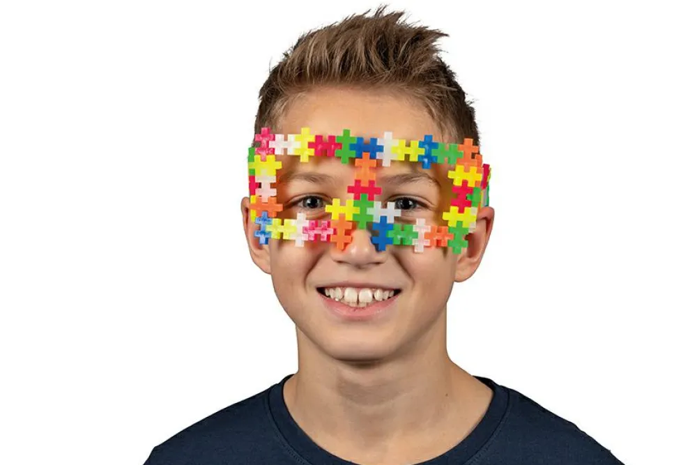 New Plus-Plus i rør - Neon Mix, 240 stk