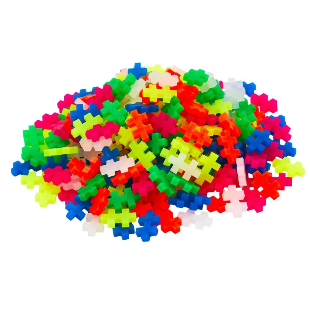 New Plus-Plus i rør - Neon Mix, 240 stk