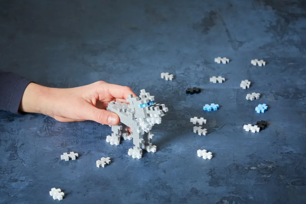 Clearance Plus-Plus i rør - Ulv, 100 stk