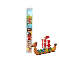 Plus-Plus i rør - Vikingeskib, 100 stk