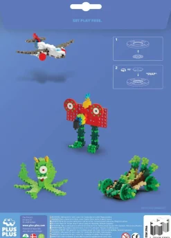 Clearance Plus-Plus tilbehørspakke - Rød & Gul, 30 dele