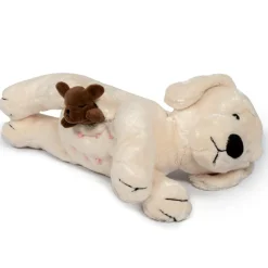 Hot byASTRUP Plyshund med to hvalpe