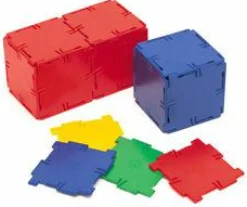 Hot Polydron byggesæt, 164 dele