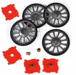 Outlet Polydron byggesæt tilbehør - Hjul, 12 dele