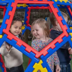 Polydron XL - Kuppel, 62 dele