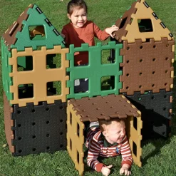 Discount Polydron XL - Natur, 24 dele