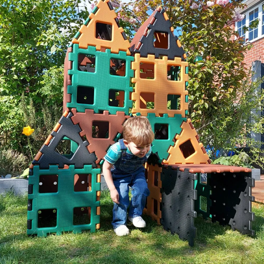 Best Polydron XL - Natur, 36 dele