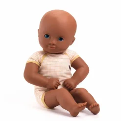 New Djeco Pomea dukke 32 cm - Yellow