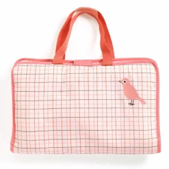 Djeco Pomea dukketilbehør - Lyserød pusletaske